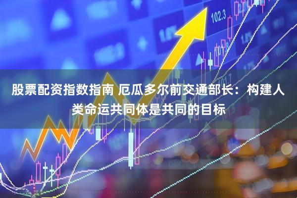 股票配资指数指南 厄瓜多尔前交通部长：构建人类命运共同体是共同的目标
